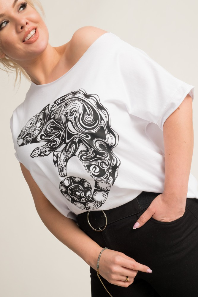 White CAMELTI Blouse