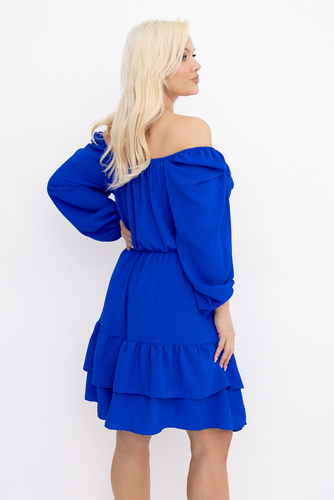 Chabrowa Sukienka z falbanami