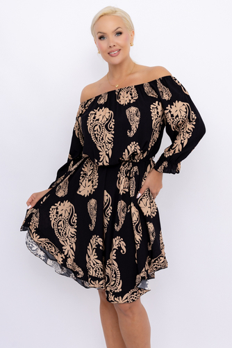  Sukienka w kwiaty VOMI Wzór 11