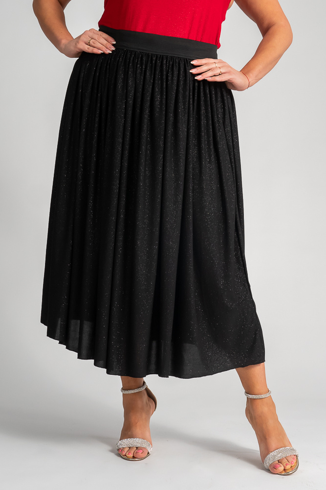  Black TENDIO Brocade Skirt