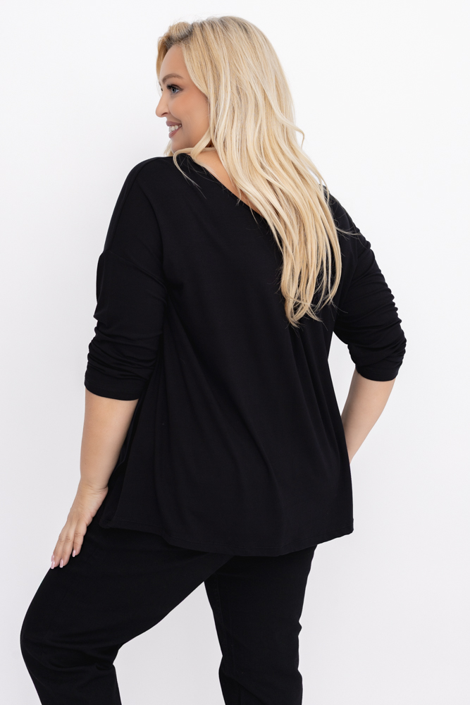  Beigefarbene glatte Bluse
