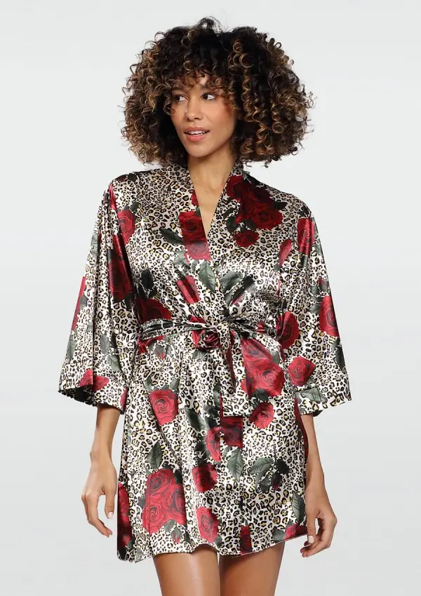 Halat de baie din satin DK-P 006
