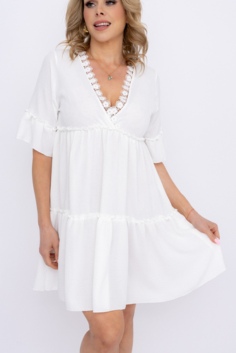 Biała Sukienka SENTI