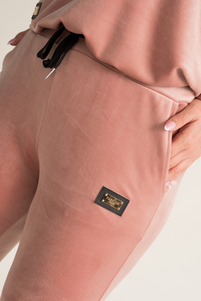 Powder pink MILKIN velour set