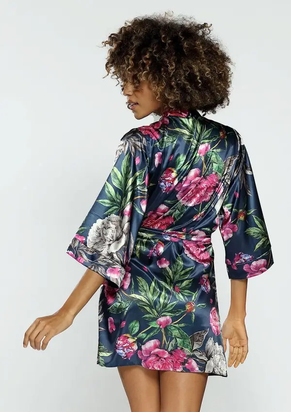 Halat de baie din satin DK-P 001