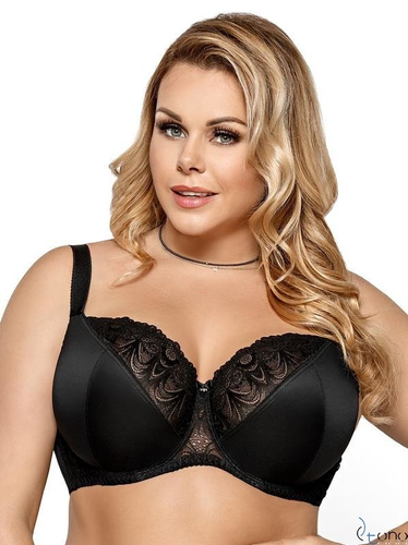 K425 biustonosz miękki BIG czarny CASABLANCA