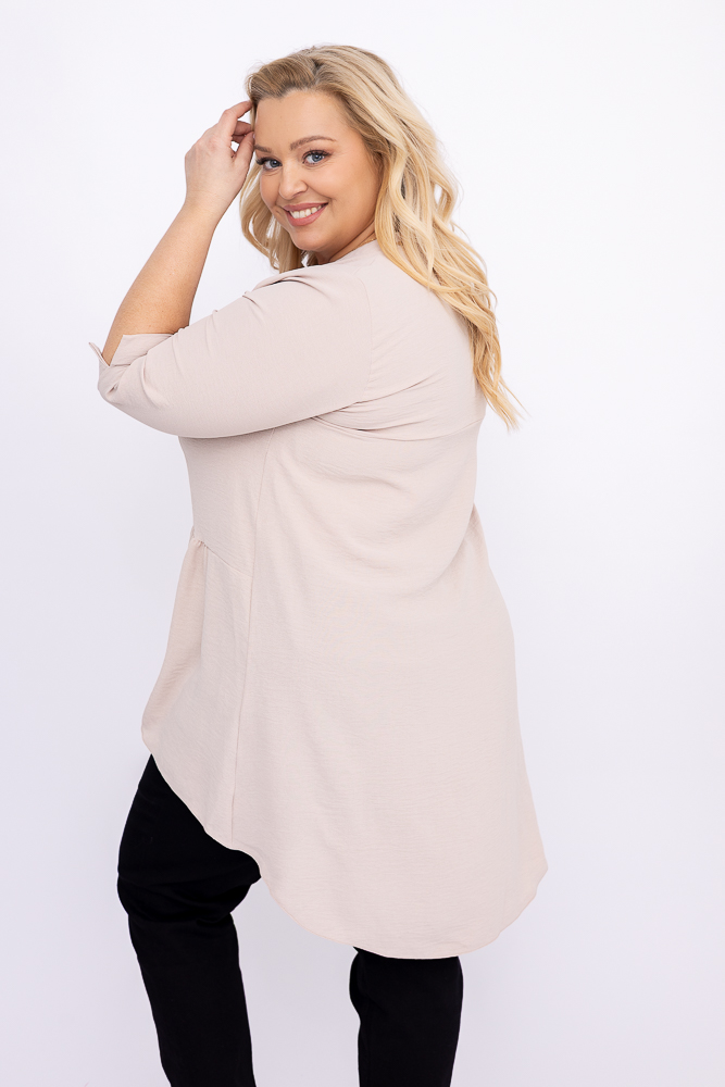 Chemise beige clair