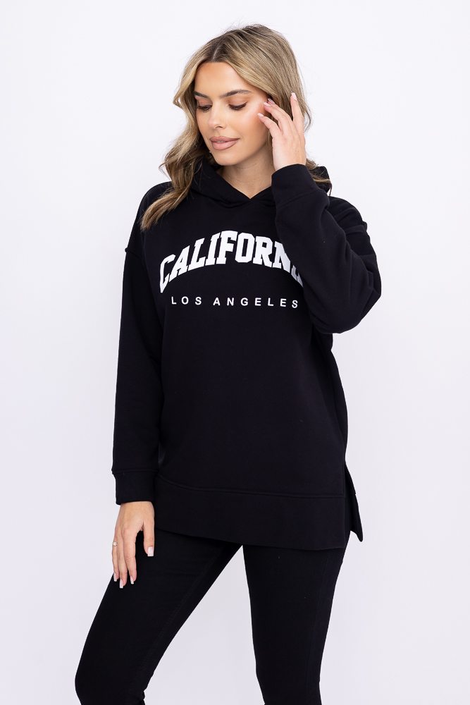 Sweat à capuche noir