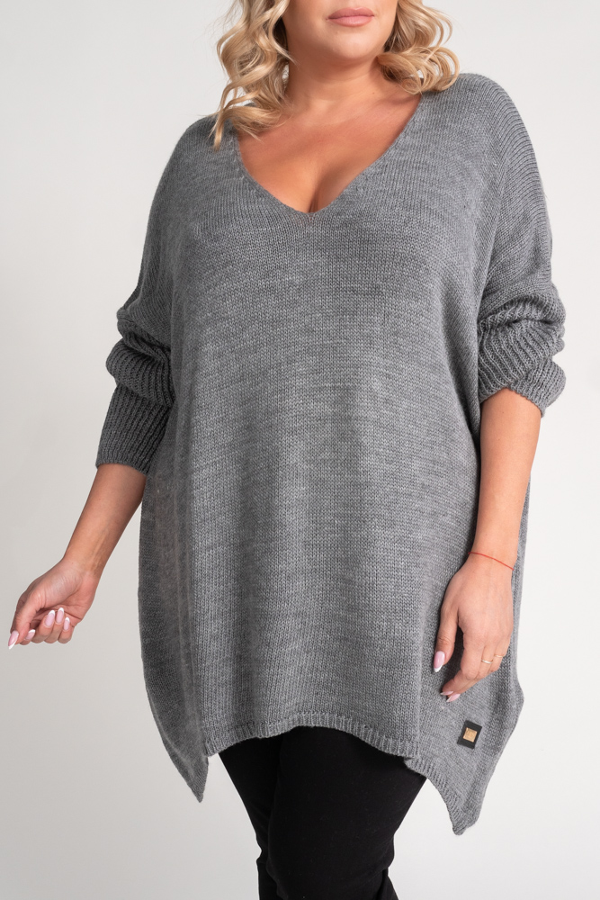 Jasnoszary Sweter MEGI