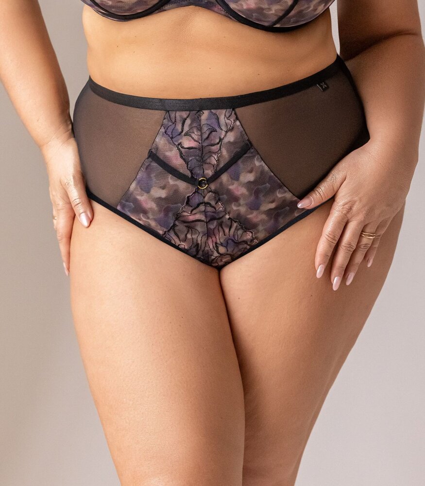 Pantalón negro de cintura alta