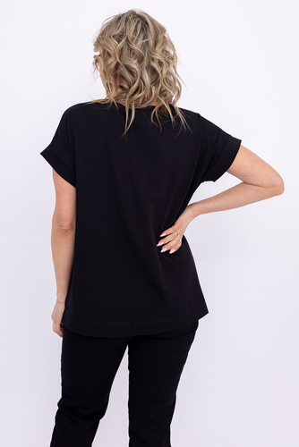 Svart bluse