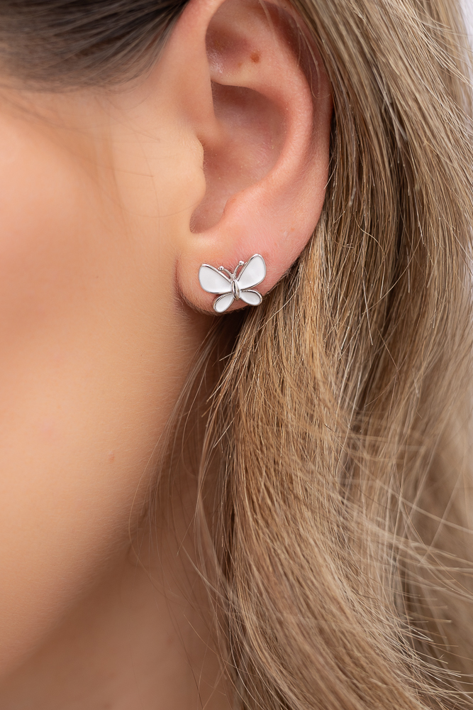 Pendientes de plata de ley