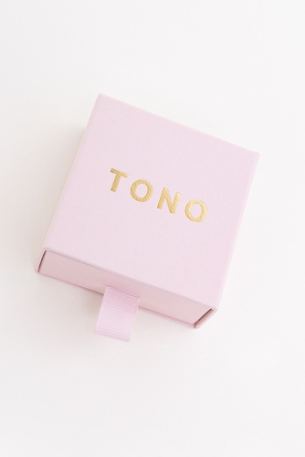 Pulsera de cuentas de acero rosa empolvado