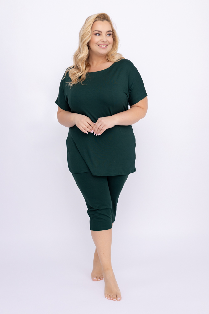 Pijama verde botella