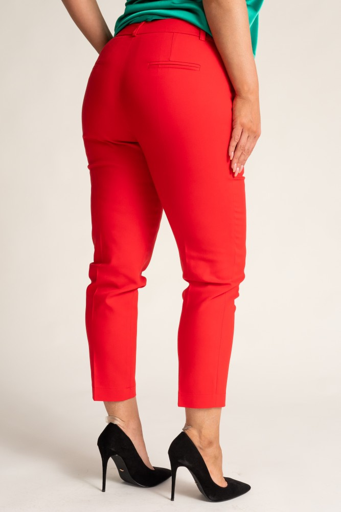 Red TIGMO Cigarette Pants