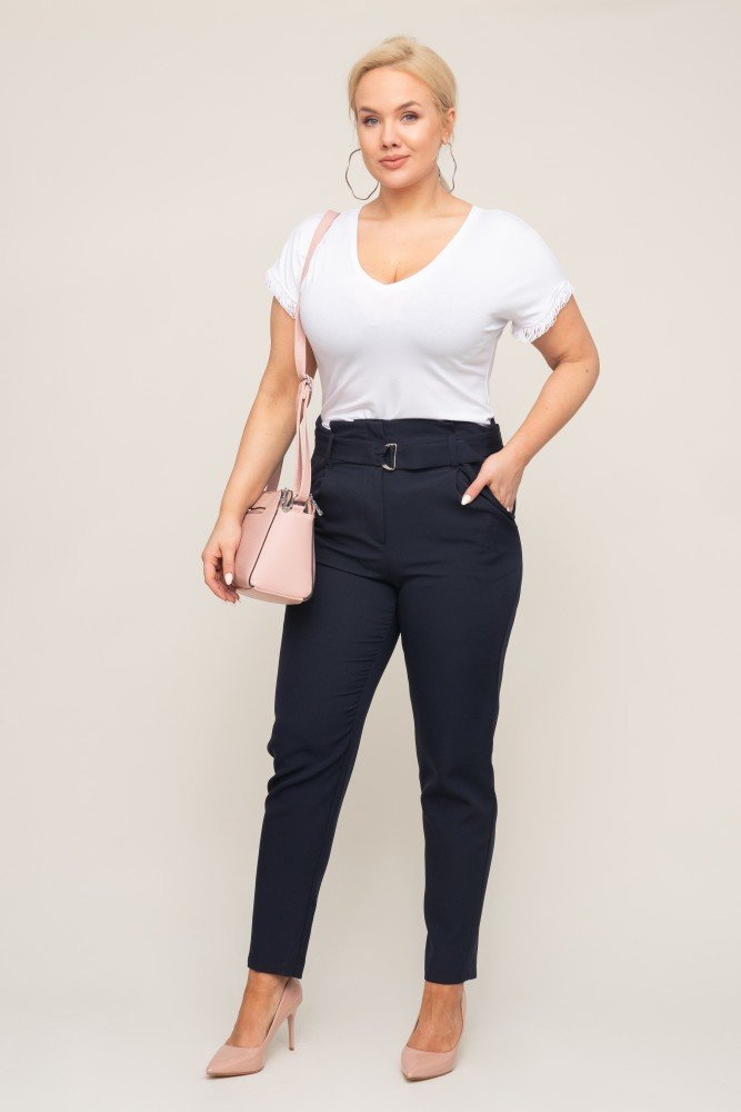 White Blouse with Fringe TOLLY Pattern 2