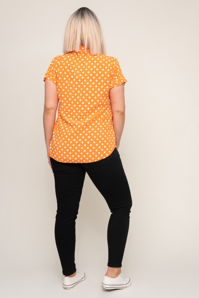 Orange LUNARI Blouse