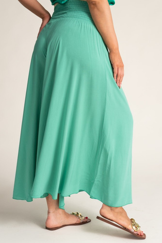 Pistachio Pants with wide legs QUENTO