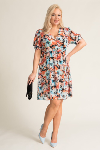 SENTIGA floral dress Pattern 3