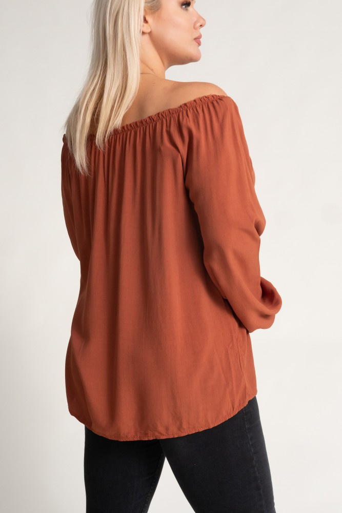 Brown VISKIO Blouse