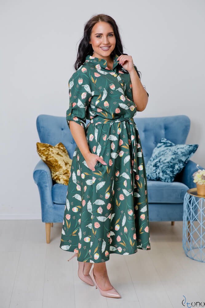  Sukienka RAVELA Plus Size Wzór 2