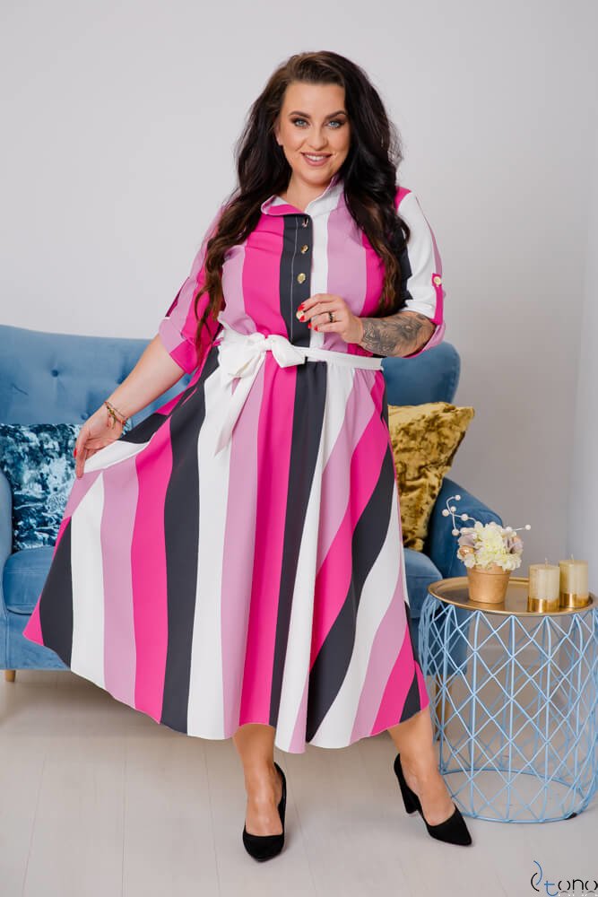  Sukienka RAVELA Plus Size Wzór 3