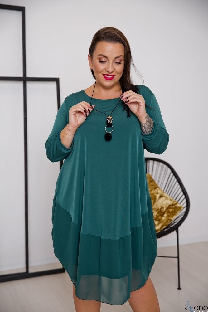 Zielona Sukienka APPRI Plus Size