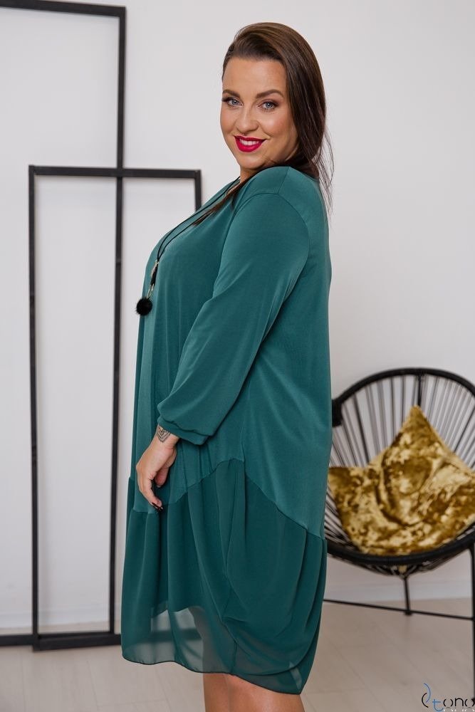 Zielona Sukienka APPRI Plus Size