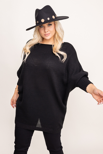  Czarny Sweter oversize HEYER