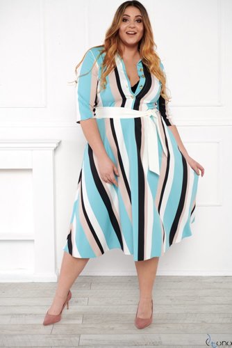  Sukienka RAVELA Plus Size Wzór 4