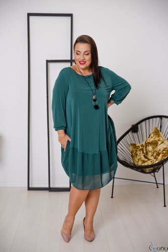 Zielona Sukienka APPRI Plus Size