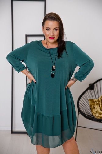 Zielona Sukienka APPRI Plus Size