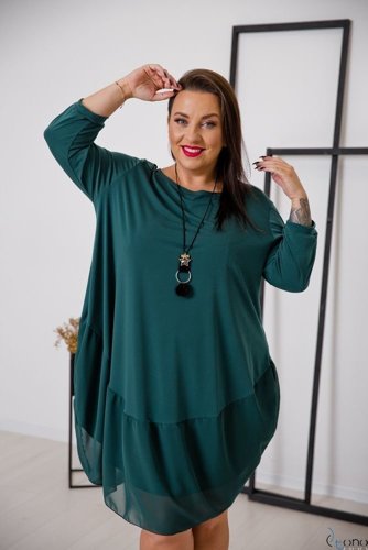 Zielona Sukienka APPRI Plus Size